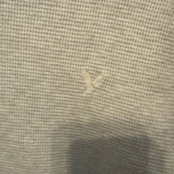 Gently used American Eagle Super Soft Standard Fit Size Small (Maroon, White) - Picture 2 of 4